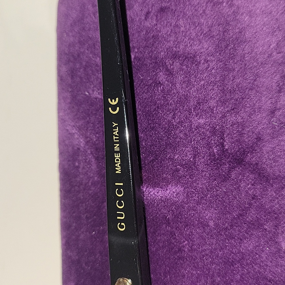 GUCCI WOMENS SUNGLASSES 100% AUTHENTIC BLACK SOFT GRADIANT NEW. NEVER WORN - Picture 4 of 6